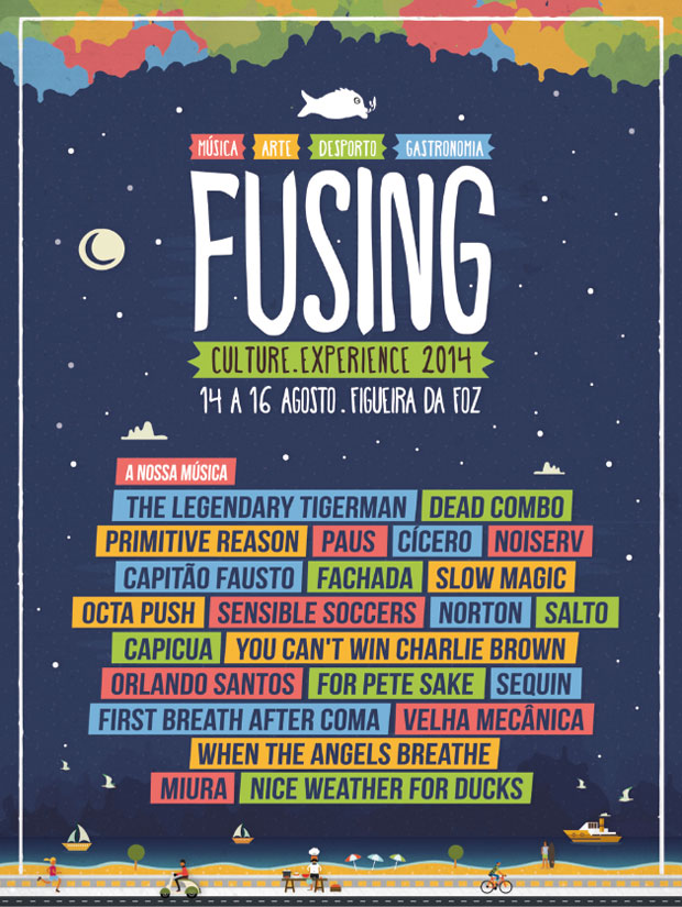 Cartaz completo + Surf Village: Fusing Festival’14