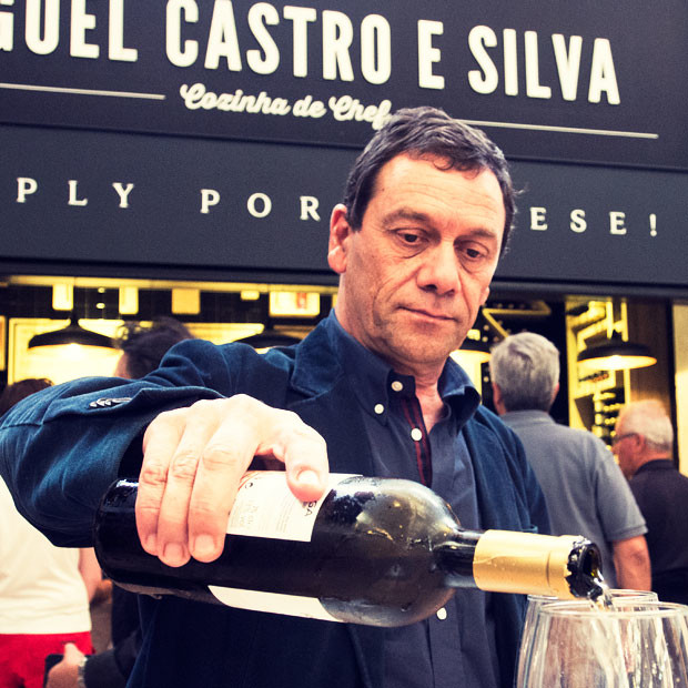 Novos vinhos. Nova imagem / Chef Miguel Castro e Silva no Mercado da Ribeira