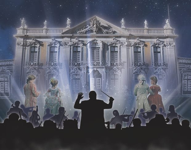 Video Mapping no Palácio de Queluz