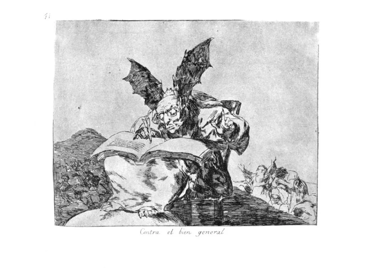 Goya e “Contra el bien general”